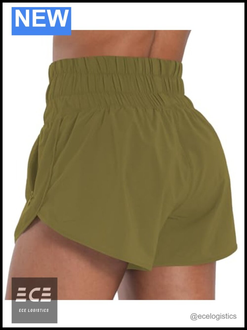 Sunzel Women's Running Shorts with Liner and Zipper Pocket, High Waisted
